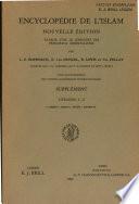 encyclopedie de l'islam nouvelle edition etabtlie avec le concours des principaux orientalistes