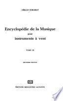 Encyclopédie de la musique pour instruments à vent