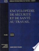Encyclopédie de sécurité et de santé au travail