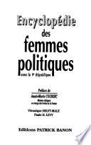 Encyclopédie des femmes politiques, sous la Ve République