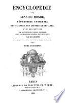 Encyclopédie des gens du monde