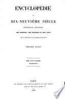 Encyclopédie du dix-neuvième siècle
