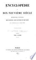 Encyclopédie du dix-neuviéme siècle