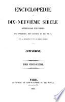 Encyclopédie du dix-neuvième siècle