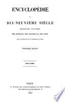 Encyclopédie du dix-neuvième siècle