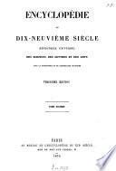 Encyclopédie du dix-neuvième siècle