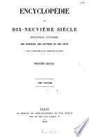 Encyclopédie du dix-neuvième siècle