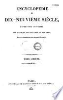 Encyclopédie du dix-neuvième siècle