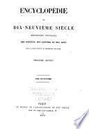 Encyclopédie du dix-neuvième siècle