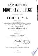 Encyclopédie du droit civil belge