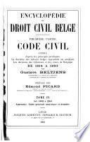 Encyclopedie du droit civil belge