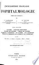 Encyclopédie française d'ophtalmologie