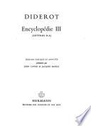 Encyclopédie. I-IV