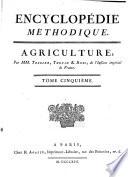 Encyclopédie Méthodique. Agriculture