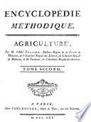 Encyclopédie Méthodique. Agriculture