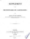 Encyclopédie Méthodique. Dictionnaire De L'Artillerie
