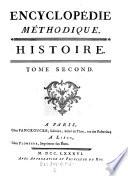 Encyclopédie Méthodique. Histoire