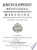 Encyclopédie Méthodique. Histoire