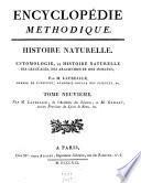Encyclopédie Méthodique. Histoire Naturelle des Animaux