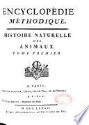 Encyclopédie méthodique. Histoire naturelle...