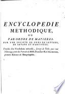 Encyclopédie méthodique