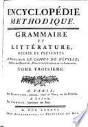 Encyclopédie méthodique