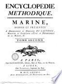 Encyclopedie Methodique. Marine, Dediee et Presentee