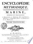 Encyclopédie méthodique. Marine