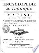 Encyclopédie méthodique. Marine