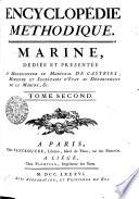 Encyclopédie méthodique. Marine