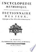 Encyclopédie Méthodique. Mathématiques