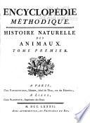 Encyclopedie methodique, ou par ordre de matières: Histoire naturelle