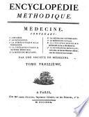 Encyclopédie Méthodique, Ou Par Ordre De Matieres