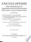 Encyclopédie méthodique ou par ordre de matières
