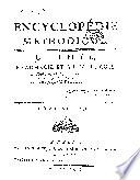 Encyclopédie méthodique, ou, par ordre de matières