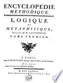 Encyclopédie méthodique ou par ordre de matières