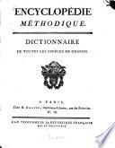 Encyclopédie Méthodique, Ou Par Ordre De Matieres