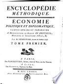 Encyclopédie méthodique ou par ordre de matières