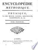 Encyclopédie méthodique, ou, par ordre de matières