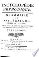 Encyclopédie méthodique ou par ordre de matières