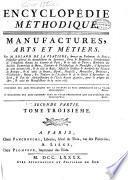 Encyclopédie méthodique, ou, par ordre de matières