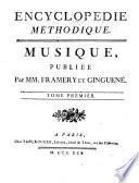 Encyclopedie methodique, ou par ordre de matières: Musique