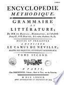 Encyclopédie méthodique, ou par ordre de matières, par une société de gens de lettres,etc..; 102 livraisons, formant 337 parties ou 166 volumes et demi de texte, et 51 parties renfermant ensemble 6439 planches