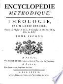 Encyclopedie methodique, ou par ordre de matières: Théologie