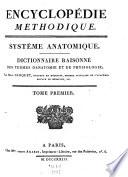 Encyclopédie Méthodique. Systême Anatomique