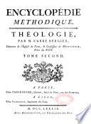 Encyclopédie méthodique. Théologie, par M. l'abbé Bergier,...
