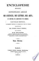 Encyclopédie moderne dictionnaire abregé des sciences, des lettres, des arts, de l'industrie, de l'agriculture et du commerce