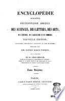 Encyclopédie moderne dictionnaire abregé des sciences, des lettres, des arts, de l'industrie, de l'agriculture et du commerce publiée par mm. Firmin Didot frères