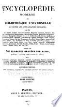 Encyclopédie moderne ; ou, bibliothèque universelle de toutes les connaissances humaines