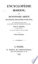 Encyclopédie moderne, ou, Dictionnaire abrégé des sciences, des lettres et des arts